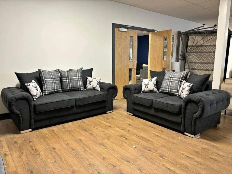 Verona Sofa Set 🛋️ Corner + 3+2 Seater | Stylish Living Room | Free Drop Off 🚚