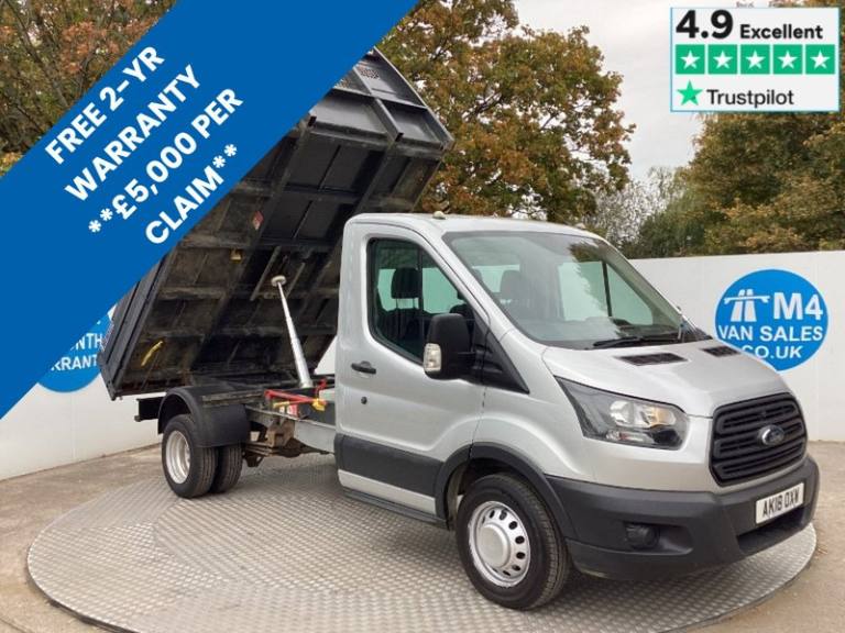 2018 Ford Transit 350 EcoBlue MWB 1 Stop Tipper A/C Euro 6 L=10ft 6 Tipper Diesel Manual
