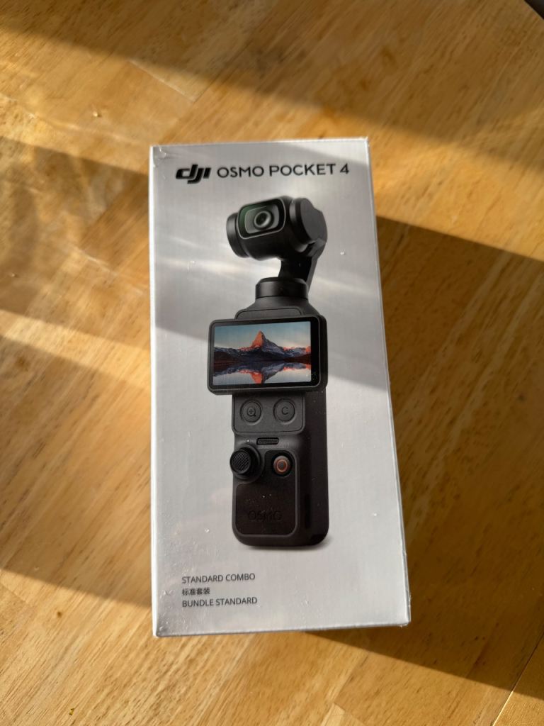 DJI Osmo Pocket 4 Standard Combo – Brand New, Sealed Box