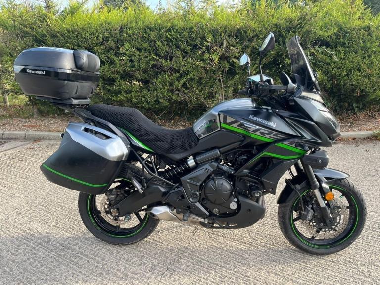2020 20 KAWASAKI KLE 650 FKFA VERSYS ADVENTURE TOURER FULL LUGGAGE 