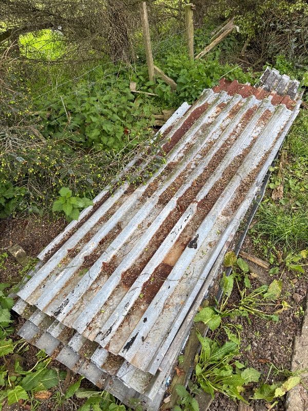 Reclaimed Roof Sheet  Different sized 60p a foot 