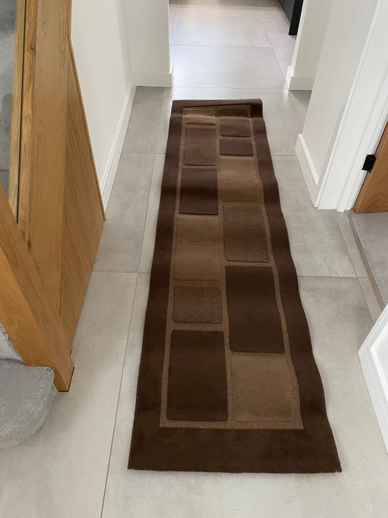 Brown rug