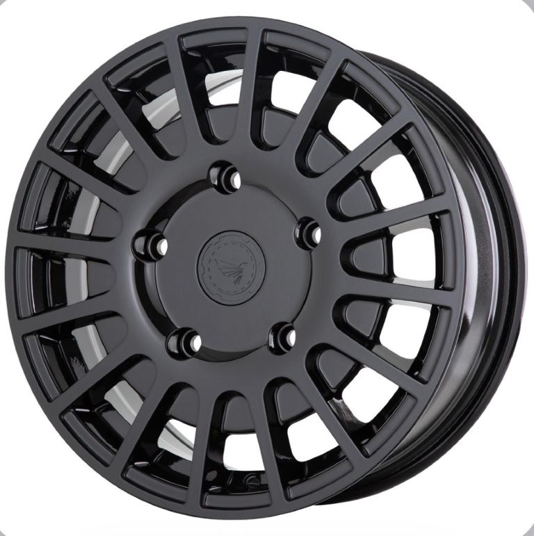 16” 5x160 Gloss Black Alloys Load Rated Ford Transit Wheels New Wheels