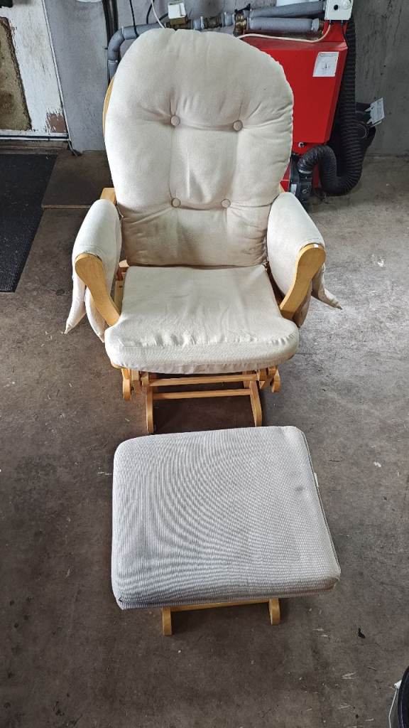Rocking chair and foot stool