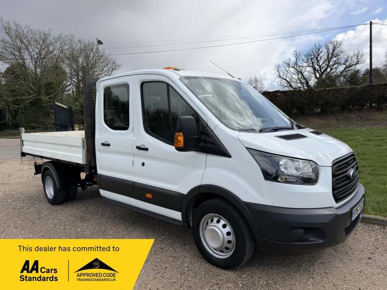 2018 Ford Transit 2.0 350 EcoBlue 1-Way Double Tipper Double Cab 4dr Diesel Manual RWD L3 Eur PAN...