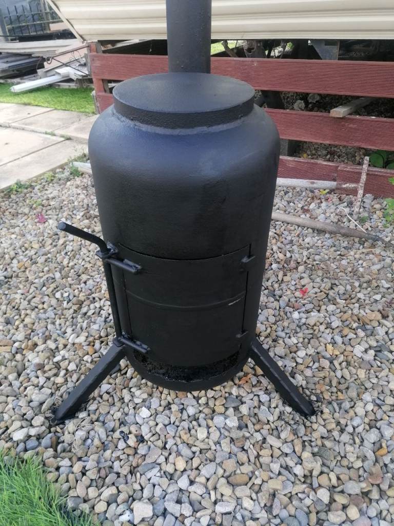 Handmade Outdoor Burner - Black, Good Condition