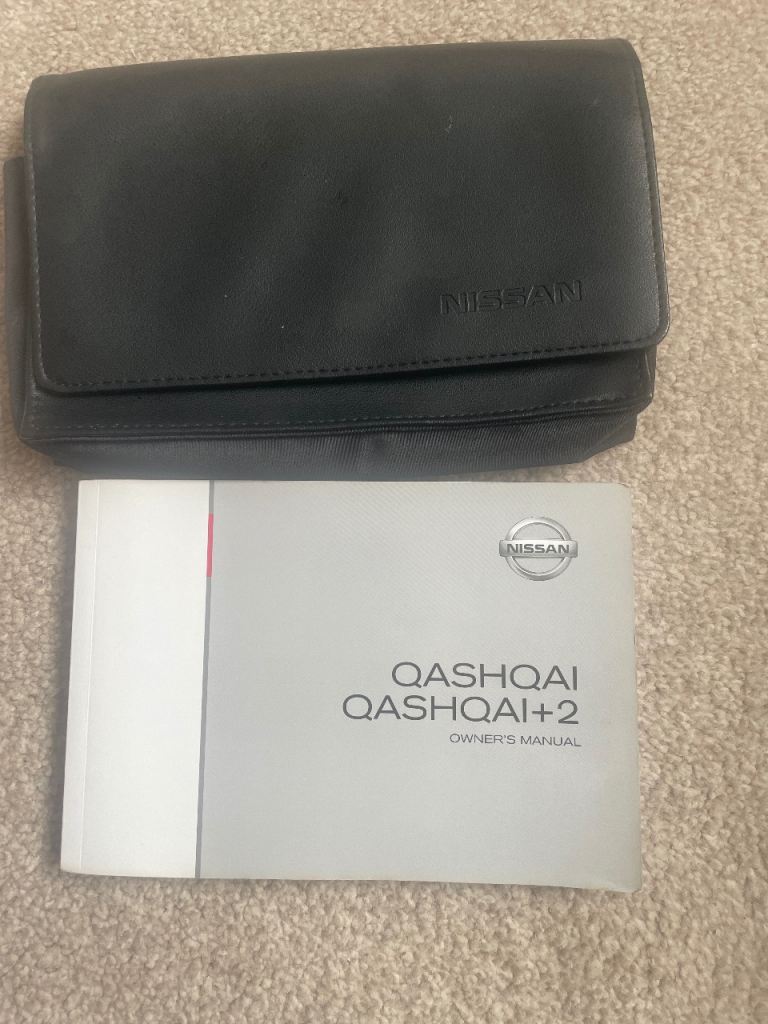 Nissan Qashqai 2012 onwards, owners manual and case