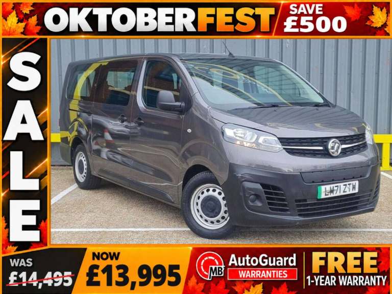 2022 Vauxhall Vivaro Life 50kWh Combi MPV 5dr Electric Auto LWB (9 Seat, 11kW Charger) (136 ps) M...