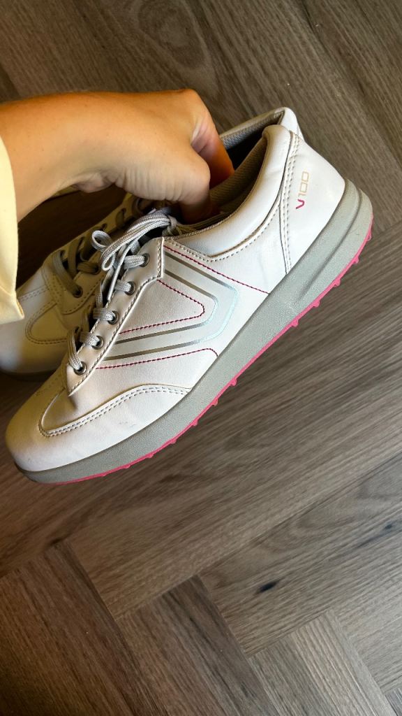 Slazenger Golf Shoes – White, Good Condition