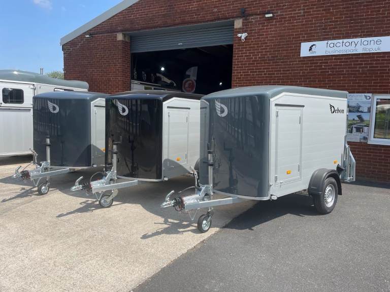 DEBON C255 1300kg Box Trailer, Brand New, £3,750+VAT