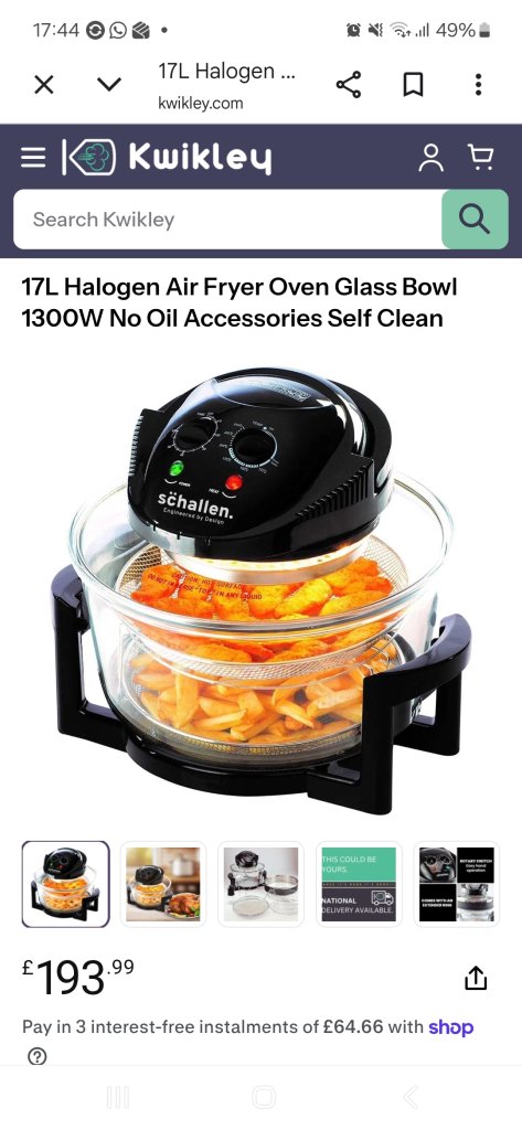 halogen air frier