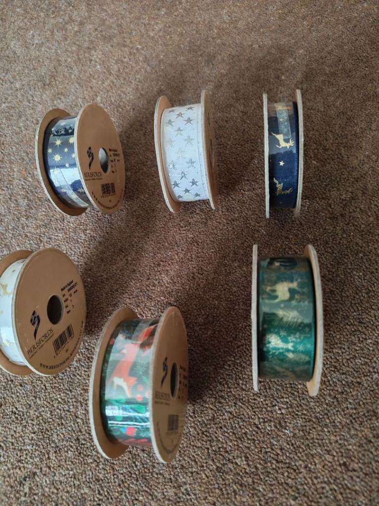 New Berisfords mixed ribbons. 