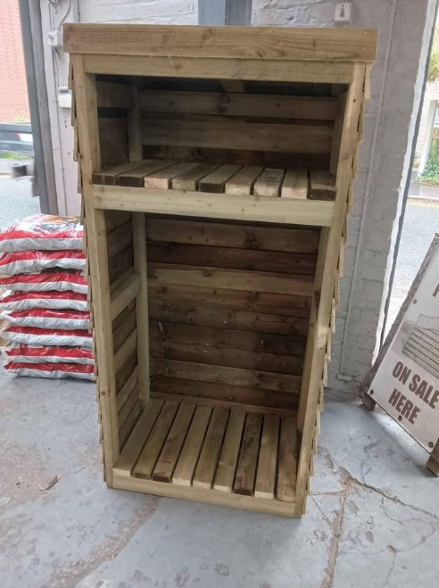 image for LOG STORE SUPER HEAVY DUTY TIMBER GARDEN SHED £125 INC DELIVERY