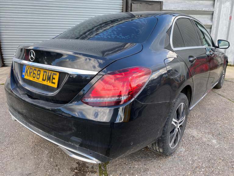 2019 68 REG MERCEDES C CLASS C200 EQ HYBRID 1.5 AUTO DAMAGED REPAIRABLE SALVAGE