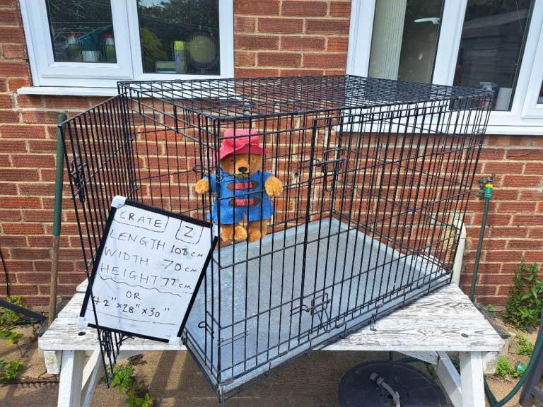 Xxl large puppy dog crate cage 