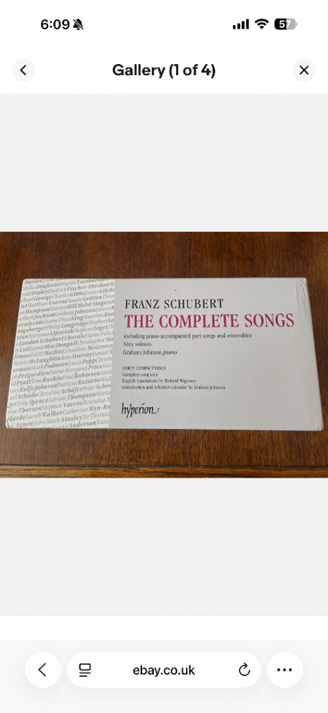 Franz Schubert's complete songs
