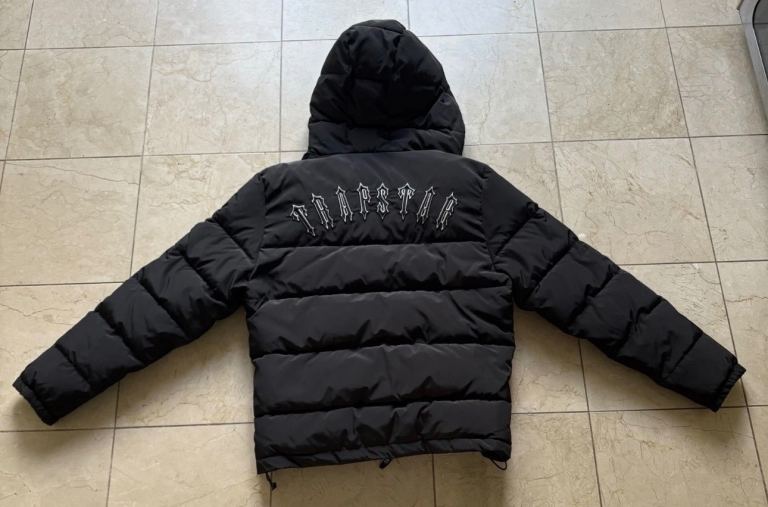 Trapstar Decoded Puffer Jacket Black - Men's