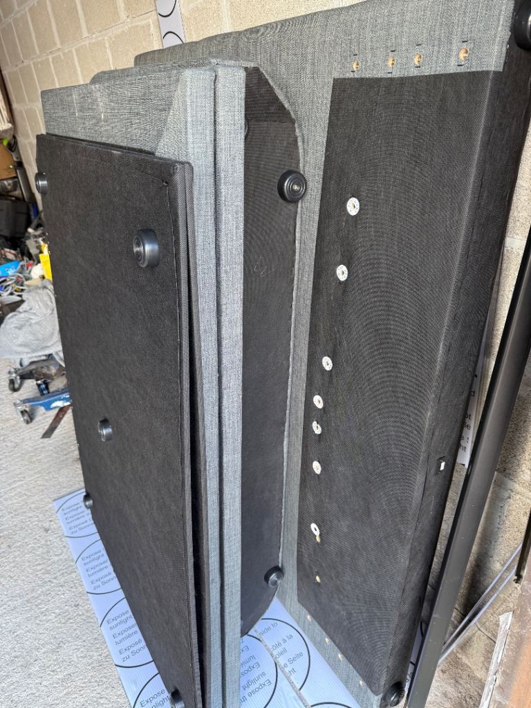 Double ottoman TV bed