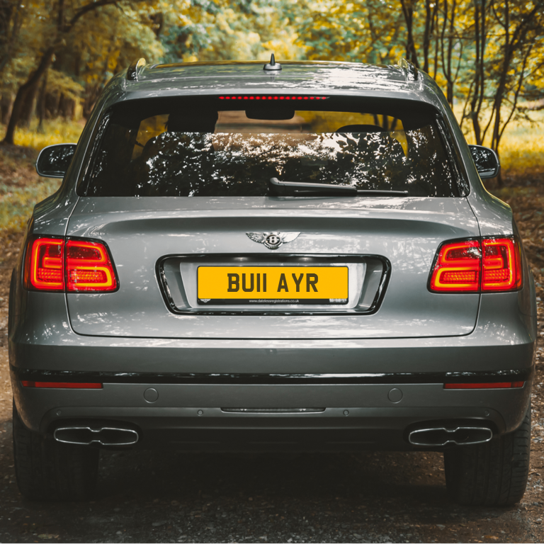 BU11 AYR AYRSHIRE BULLS RUGBY FAN / FARMER PRIVATE REGISTRATION NUMBER