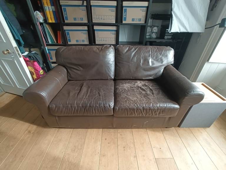 IKEA Ektorp Leather Sofa