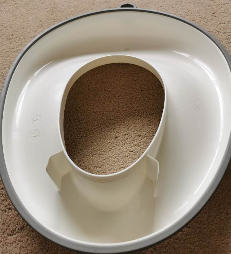 Tippi Toes Toilet Seat Trainer - White, As Good As New