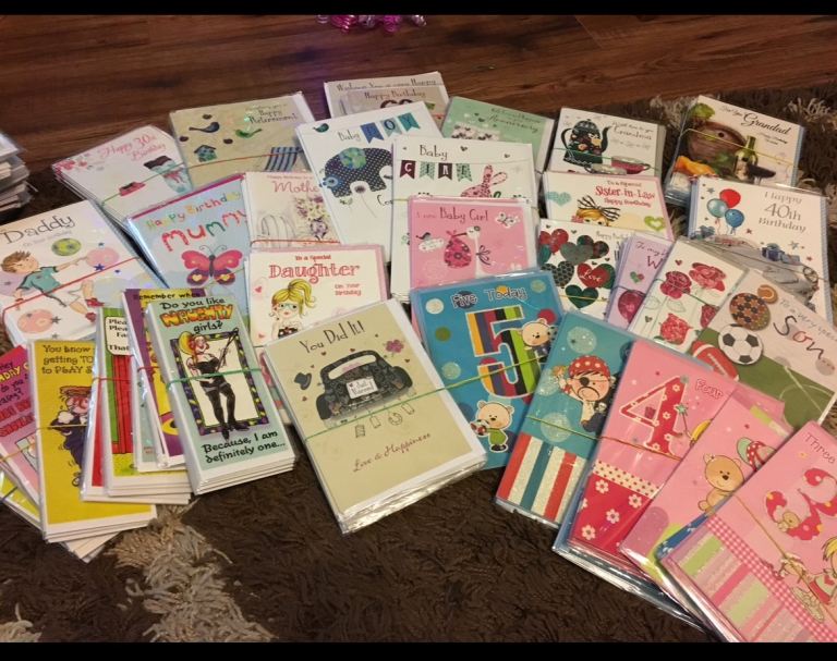 Job lot of high quality occasions cards