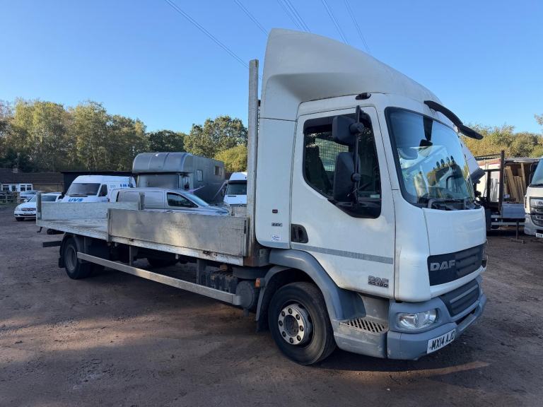 DAF TRUCKS LF45 [Phone number removed]ton DROPSIDE FLATBED Truck auto