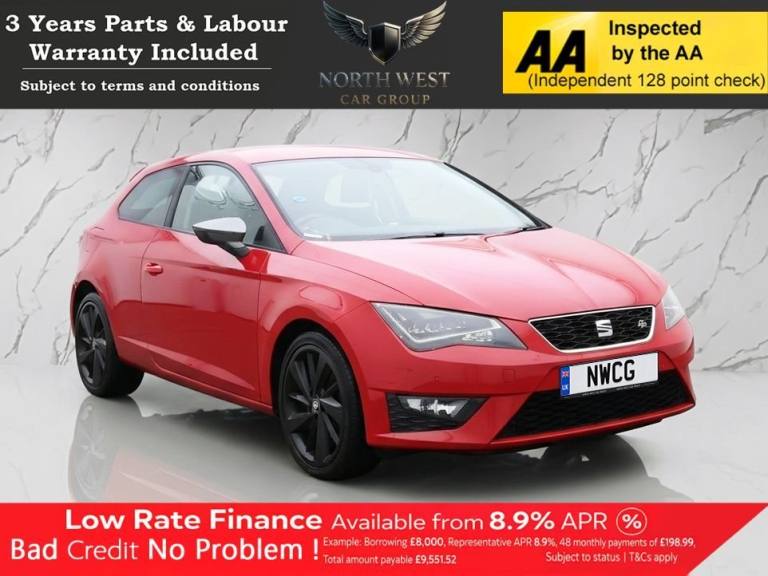 2014 SEAT Leon 1.4 TSI ACT FR Sport Coupe 3dr Petrol Manual Euro 6 (s/s) (150 ps) NATIONWI Hatchb...