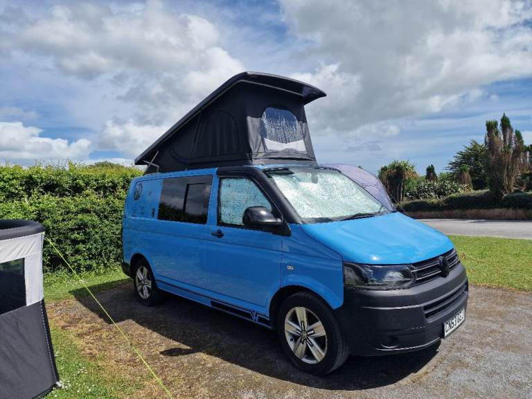 VOLKSWAGEN TRANSPORTER, 2003, VW T5 campervan conversion with pop top. Plus air awning