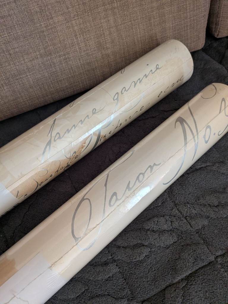 2x Holden Decor K2 Calligraphy Neutral Wallpaper CASH OR TRANSFER 