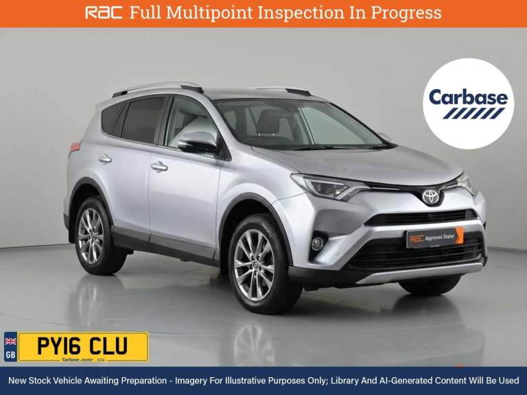 2016 Toyota RAV4 2.0 V-Matic Excel SUV 5dr Petrol CVT 4WD Euro 6 (s/s) (151 ps) SUV PETROL Automatic