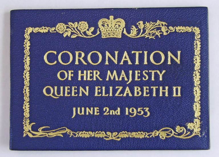 Invitation Holder for Coronation of Queen Elizabeth II June 2nd 1953