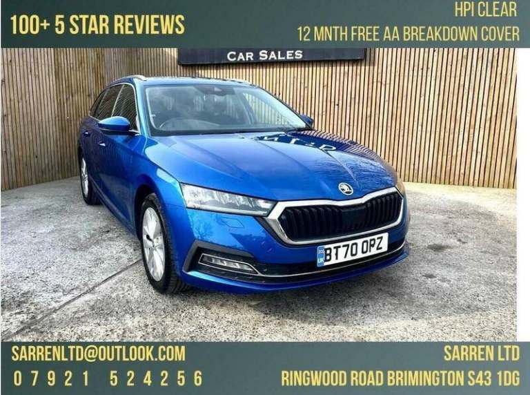 2020 Skoda Octavia 1.5 TSI ACT SE L Euro 6 (s/s) 5dr ESTATE Petrol Manual