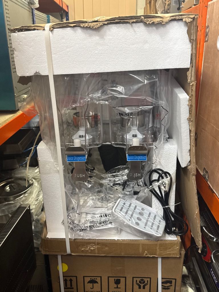 Juice Dispenser2  Tank 2  x 18L Cold Drinks Machine 