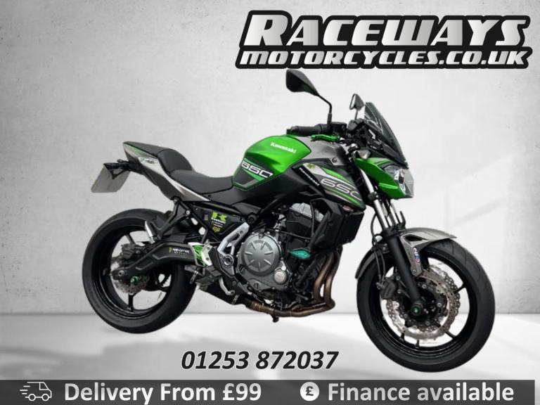 KAWASAKI Z650 GREEN  2020 69 PLATE , JUST 8,424 MILES