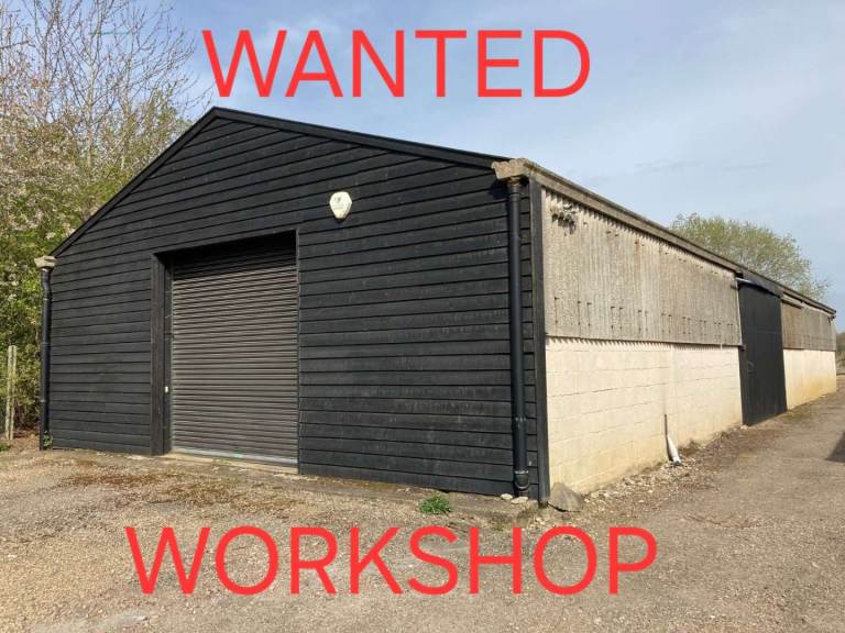 Looking for workshop unit garage barn 