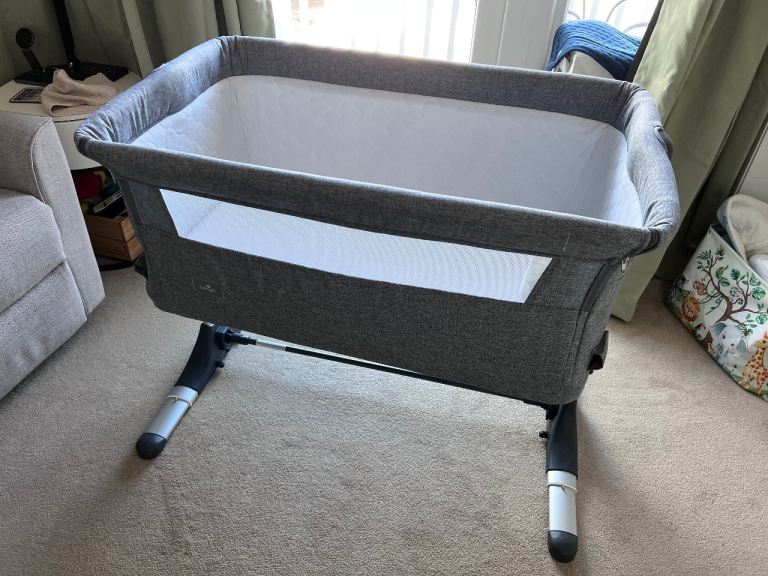 Babylo Snuggle Cuddle Co Sleeper, Slate Grey