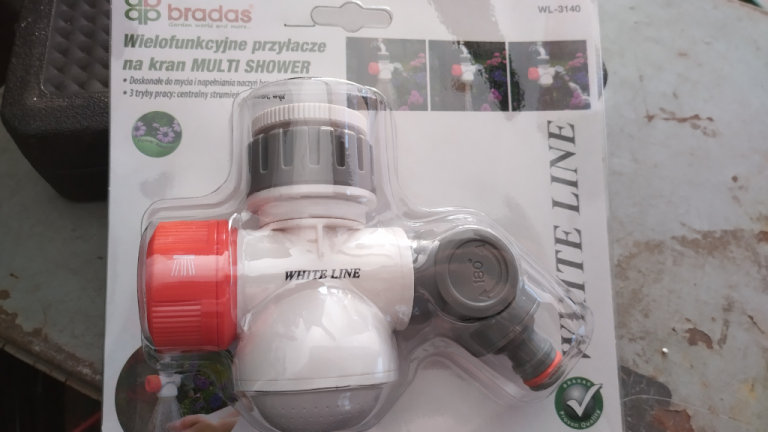bradas multi function outside garden tap adapter hand shower adaptor hose