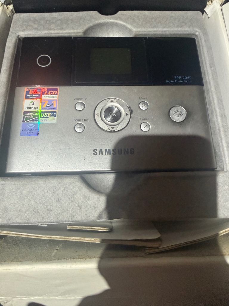 Vintage Samsung SPP-2040 Digital Photo Printer (Mid-2000s Y2K Aesthetic)