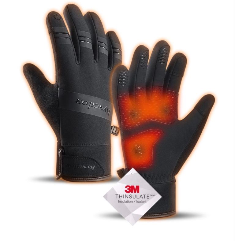KynciLOR Men’s & Women’s Winter Gloves – Thermal, Waterproof, Touchscreen Compatible