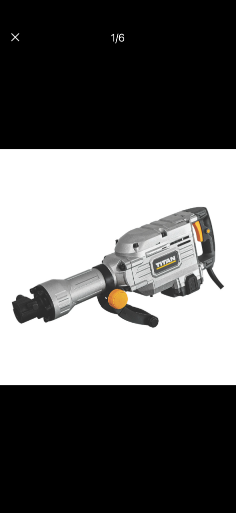 Titan TTB811DRH 16.4kg Hex Shank  Electric Concrete Breaker 230V