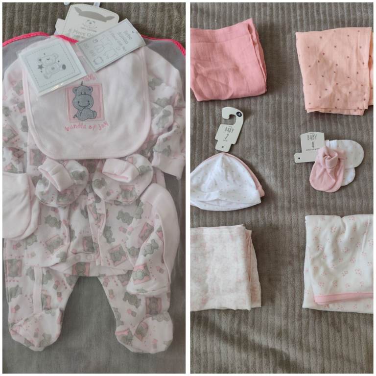 Brand New Newborn Baby Girl Bundle Gift Set