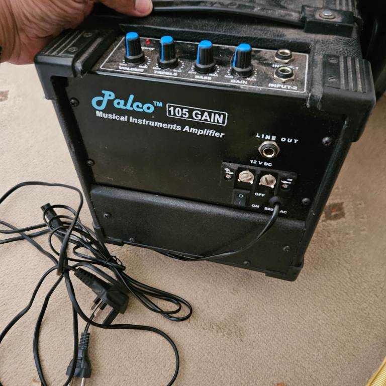 Palco black 105 gain musical instruments amplifier 