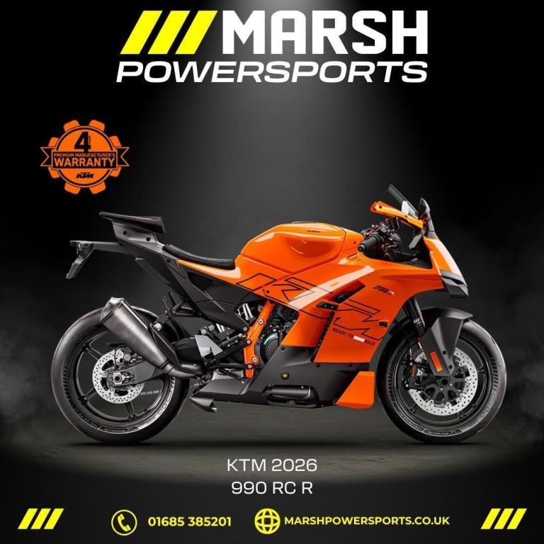 KTM 990 RC R Orange 2026 - KTM Main Dealer - Reserve Now!