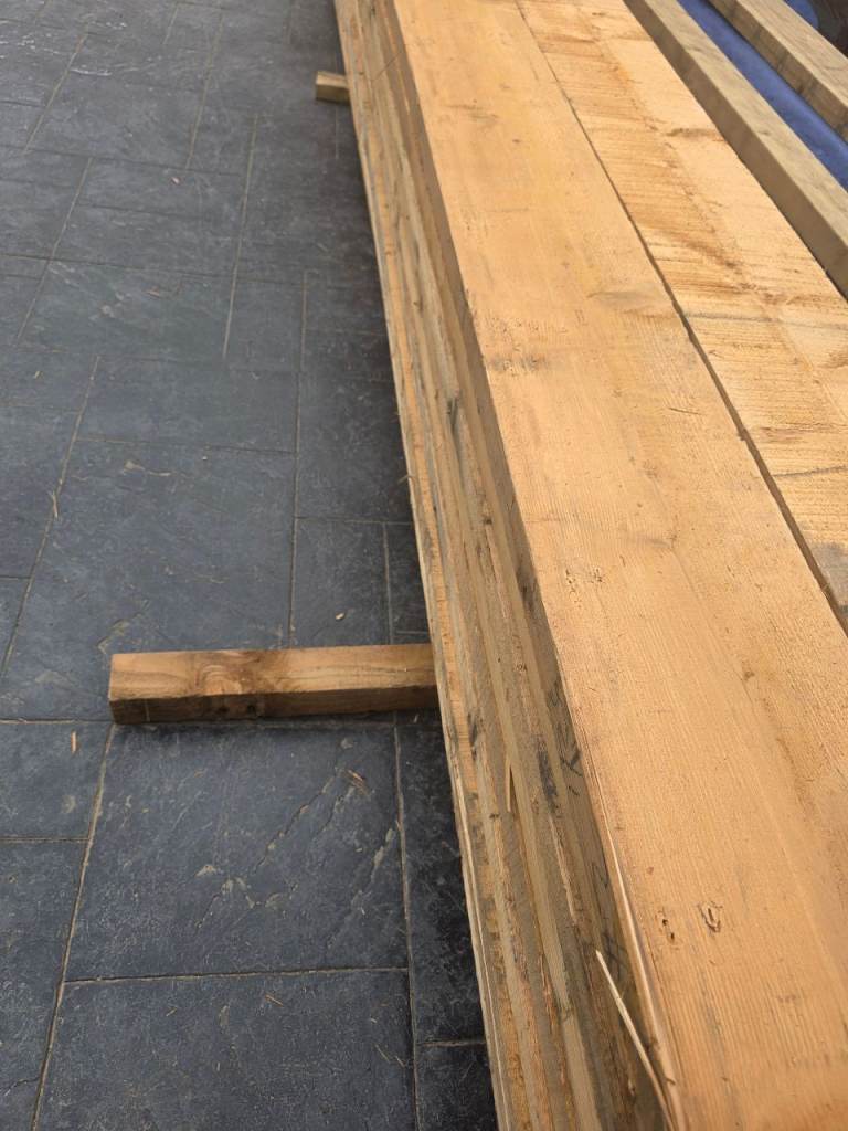 9x2 heavy duty wood 8ft long 