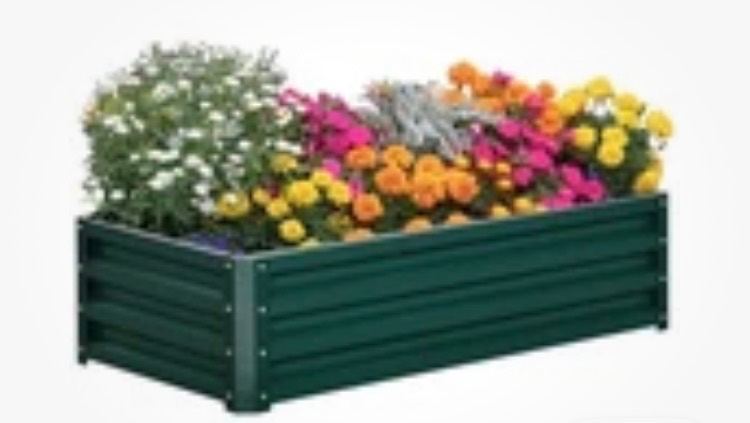 Metal garden planter