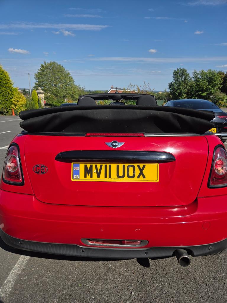 2011 MINI Convertible 1.6 One 2dr CONVERTIBLE Petrol Manual
