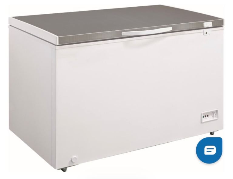 Adexa Chest Freezer 345L stainless steel lid