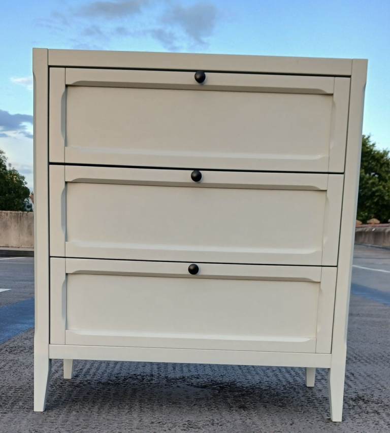 Heavy grey chest of drawers