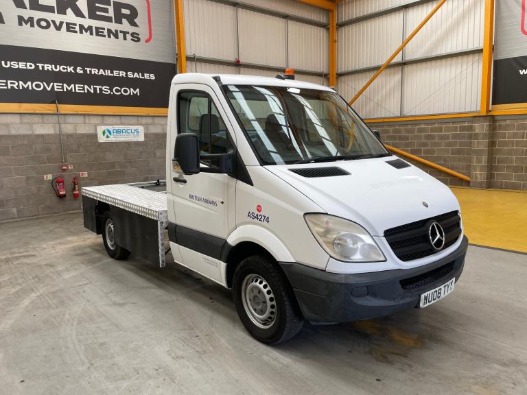 MERCEDES BENZ SPRINTER 311 CDI 3.5 TONNE FLATBED - 2008 - WU08 TYY